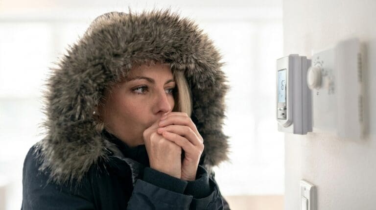 Furnace blowing cold